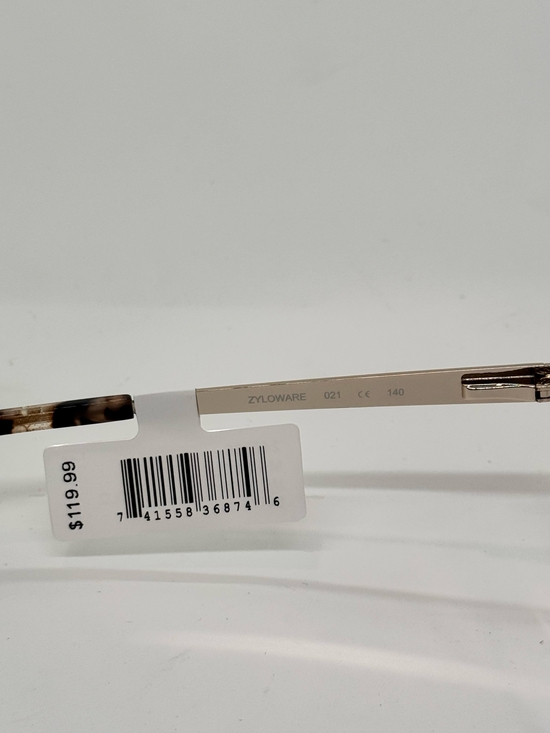 Max Studio 167M  Black/Gold Round Eyeglass Frame - Women/W54_17-140/NWT main image 5